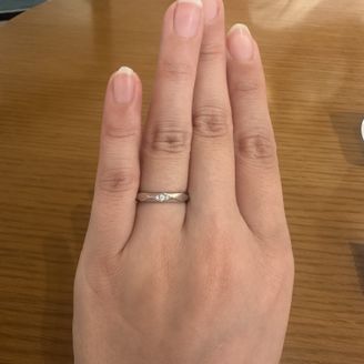 【ブシュロン(BOUCHERON)】の口コミ ダイヤがついた指輪がよく、色々見せていただいた中で、あえてシンプル1箇...