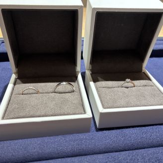 【COCKTAIL(カクテル)】の口コミ cocktailという同じブランドで婚約指輪と結婚指輪を揃えたのですが...