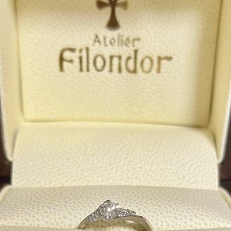 【HISTOIRE de Filondor】の口コミ フレームデザインを自分で選び、世界に一つだけの指輪を作っていただきまし...
