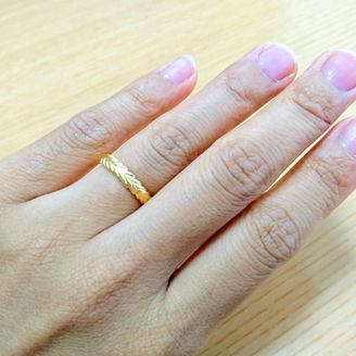 【メデルジュエリー(Mederu jewelry)】の口コミ 他にも何件か見に行ったのですが、実際に着けてみて、とても優しい雰囲気を...