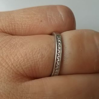 【Four Heart Jewelry】の口コミ 夫婦二人でゴルフをするので、クラブや力が入っても曲がらないプラチナ10...