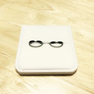 【Tomo me(トモミ)】の口コミ 金属アレルギーがあるため、今まではサージカルステンレスのペアリングを身...