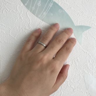 【Ptau(ピトー)】の口コミ 店員さんの感じの良さと、指輪の素材の良さで決めました。ただ、試着できる...