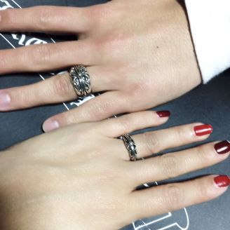 【Chrome Hearts(クロムハーツ)】の口コミ 結婚指輪は最初からクロムハーツと２人で話していました。
デザインまでは...