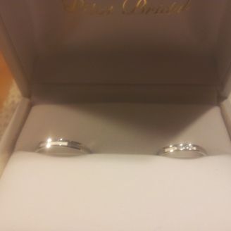 【PILOT BRIDAL(パイロットブライダル)】の口コミ デザインがシンプルたけどシンプルすぎないのがよく、細さも良い感じでした...