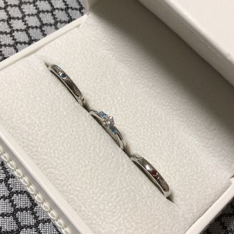 【J.C.BAR(ジェーシーバール)】の口コミ オーダーメイドだったところです。2人の思い出やデザインの系統などを答え...