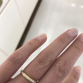 【ジュエリーハンズGOSHO】の口コミ 主人の知人の紹介でオリジナルのリングをオーダーさせていただきました。ミ...