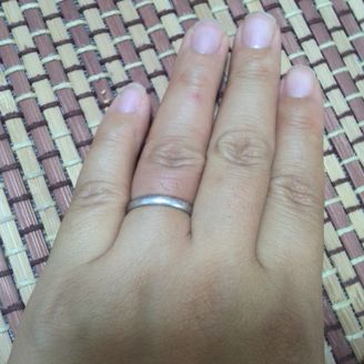 【Sainte Pure(セントピュール)】の口コミ 決め手はコスパとデザインです。プラチナ素材ですが、それほど、高くなく、...