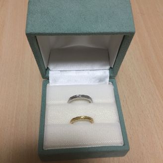 【NOVARESE Prima(ノバレーゼ プリマ)】の口コミ カジュアルな結婚指輪探しており、デザインが可愛く、主人が一目惚れして決...