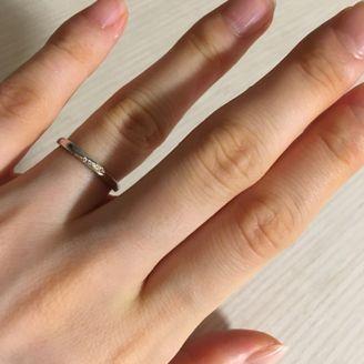 【&tique(アンティック)】の口コミ 一目惚れした指輪です！
シルバーだけでなく、ダイヤ付近にピンクがあるの...