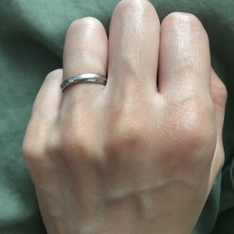 【VERITE(ベリテ)】の口コミ 2人でペアの結婚指輪が欲しかった。彼が婚約指輪に高い値段をかけていたの...