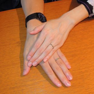 【アトリエ春】の口コミ 一生に一度の記念なので、有名ブランドの刻印が入った既製品よりも、フルオ...