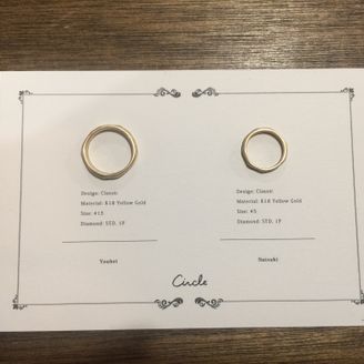 【Circle(サークル)】の口コミ ハンドメイドやオーダーメイドで結婚指輪を作ってくれるお店を探していたと...