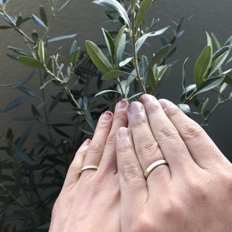 【kazariya Yui】の口コミ 人とかぶるのも嫌で2人だけのオリジナルにしたくフルオーダーを取り扱って...