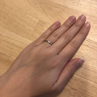 【QDM】の口コミ 特にこだわりがなく、プラチナでシンプルなものであれば何でも良い！と思っ...