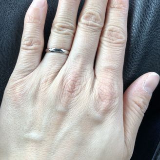 【insembre(インセンブレ)】の口コミ 実は前の指輪が突然切れてしまい購入しました。前のはダイヤも付いていたの...