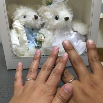 【MAISON JEWELL(メゾンジュエル)】の口コミ 私がディズニーのリトルマーメイドが好きで、結婚指輪はリトルマーメイドの...