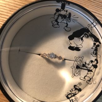 【Disney STEAMBOAT WILLIE(ディズニー スチームボートウィリー)】の口コミ ディズニーが好きなので、ディズニーのデザインにしました！ピンクゴールド...