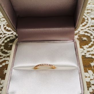 【L'or(ロル)】の口コミ 夫はプラチナ、私はピンクゴールドのリングを希望して探しておりました。夫...