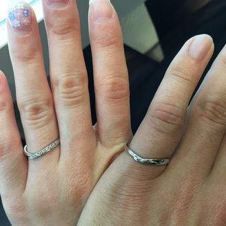 【et TOUJOURS(トゥージュール)】の口コミ ブイラインになっているデザインの方が
指が細く見えると担当の方がおっし...