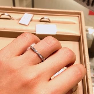 【A・D・A(エー・ディー・エー)】の口コミ 最初から、ハーフエタニティに決めて指輪探しをしていました。その時にAD...