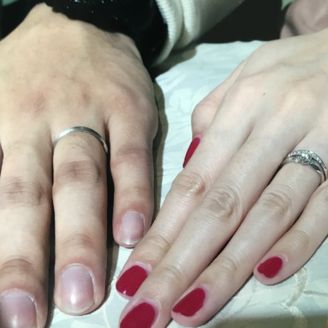 【LAPAGE(ラパージュ)】の口コミ 私がラパージュの指輪にしたいと思っており、主人も同じブランドで揃えたい...