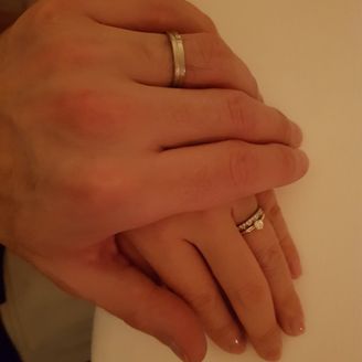 【Ptau(ピトー)】の口コミ 私達は国際結婚で、お互いの国で結婚指輪を探していました。ptauの結婚...
