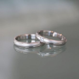 【True Love(トゥルーラブ)】の口コミ 当時婚約中だった彼と一緒に、店員さんの話を聞きながら選びました。二人と...