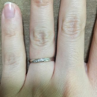 【ディズニー ブライダルコレクション】の口コミ 買うのを決めて行ったんですがはめてみると全然イメージが違っていて何個か...