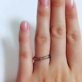 【MISS MONT ROND(ミスモントロンド)】の口コミ 指輪自体、太いのより細いものが好きで、少し華奢なものを探していました。...