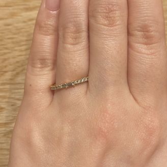 【Jupiter BLANTELIE(ジュピターブラントリエ)】の口コミ 華奢で普段使い出来るデザインが購入の決め手でした！
細身のリングとバケ...