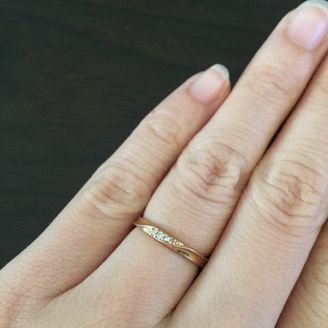 【Tis(ティス)】の口コミ ピンクゴールドの指輪が欲しかったのですが、あまり他のブランドでも種類が...