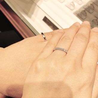 【Douxmiere bijou SOPHIA(ドゥミエール ビジュソフィア)】の口コミ ダイヤモンドの輝きはキラキラと輝いておりつけ心地も良かったです。お値段...