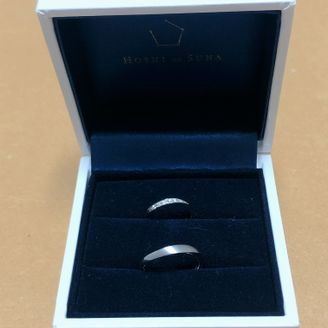 【HOSHI no SUNA 星の砂(ほしのすな)】の口コミ 指輪にはあまり詳しくない2人だったし、優柔不断で何が良いのか分からなく...