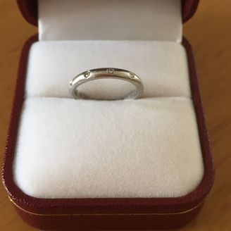 【A collection(エイコレクション)】の口コミ 家事をしていても、じゃまにならない感じでダイヤが入っていてとても、綺麗...