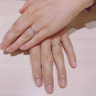 【FRAU KOBE JAPAN(フラウ コウベ ジャパン)】の口コミ 指輪探しに何店舗も回り、お気に入りの指輪が見つからなかったため、オーダ...