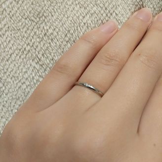 【スタイルリング】の口コミ 結婚式を控え予算がなかったのと、とにかくシンプルなものを探していたので...