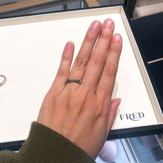 【Fred(フレッド)】の口コミ 細いシンプルなものよりも、少し太めでデザインがあるものがよくていろいろ...