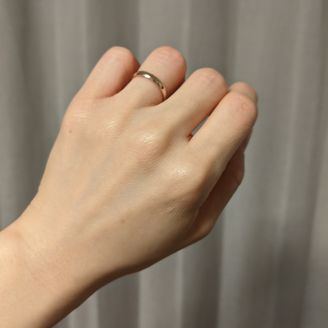 【WAKO BRIDAL】の口コミ シンプルで肌なじみが良いものを探していました。試着を重ねての、ローズゴ...