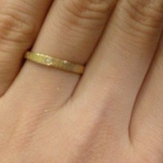 【KAORU】の口コミ ゴールドのマット感がきれいなデザイナーズリングを探していたところ、カオ...