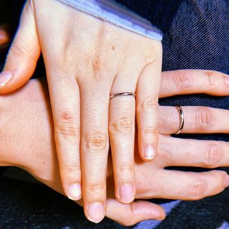 【AURORA GRAN(オーロラグラン)】の口コミ 結婚指輪はシンプルなデザインが良い！と夫婦ともに思っていたので、イメー...