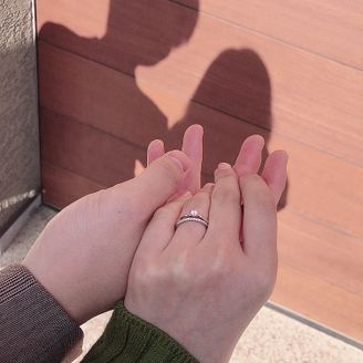 【Mil Eternity(ミルエタニティ)】の口コミ 私の手の形からまっすぐなシンプルの方が手が綺麗に見えるとアドバイスして...