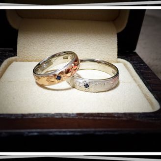 【ISLANDS(アイランズ)】の口コミ オーダーメイドで自分好みに、デザイン、カラー、メッセージ、リングの巾の...