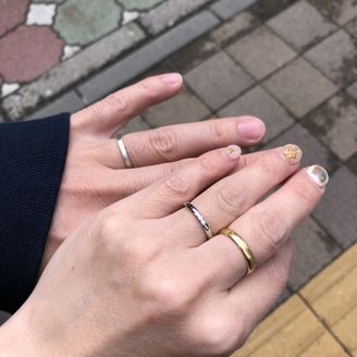 【Zuii(ズイ)】の口コミ デザインは、あえて2本ともまったく別のものにしました。私の方は、オプシ...