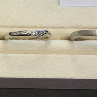 【雅-miyabi- 】の口コミ ダイヤ入りで少しデザインの入った指輪を探していて、おすすめされた1つで...