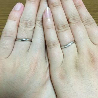 【A DEUX(アドゥー)】の口コミ 指輪になるべくお金をかけたくなかったのでダイヤなどついておらず、シンプ...