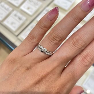 【俄(にわか)】の口コミ セットリングを探しており、木洩日、せせらぎというセットリングを試着した...