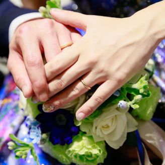 【結婚指輪手作り.com】の口コミ 天使のはねをモチーフに指輪を重ねた時にひとつになるようにデザインしまし...