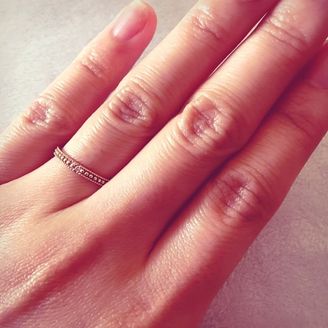 【CHER LUV(シェールラブ)】の口コミ 元々アンティーク調の指輪が欲しくて、デザインはもうこちらに決まっていま...