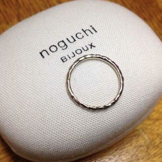【noguchi(ノグチ)】の口コミ おしゃれな友人からnoguchiのリングが可愛くていいよと聞いてから、...